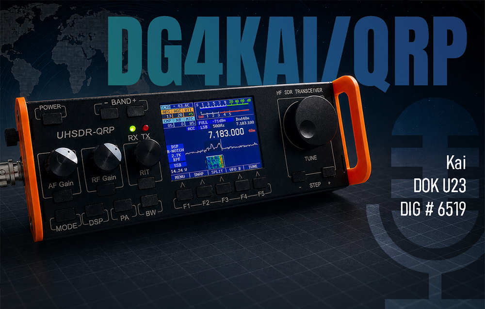 DG4KAI QRP QSL Karte