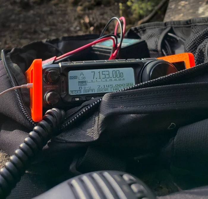FT891 Funkgerät am Rauhen Kulm, SOTA