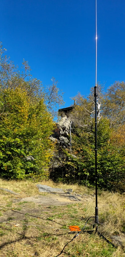 JPC12 Verticalantenne bei SOTA Aktivierung auf der Kööseine DG4KAI