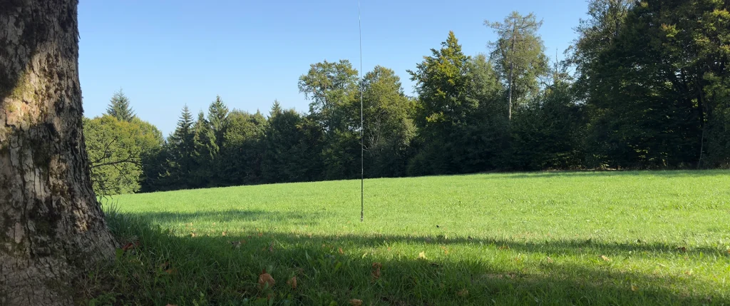 JPC12 Vertikalantenne Sota Aktivierung auf dem Fahrenberg