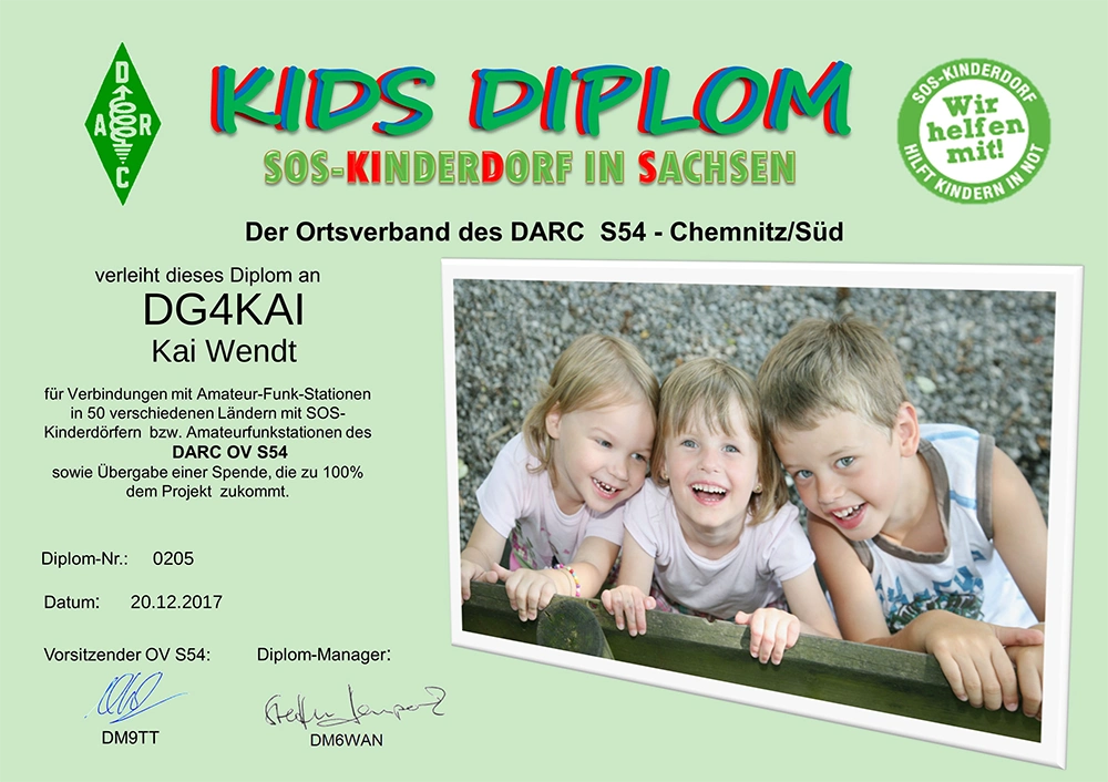 Kids Diplom DG4KAI