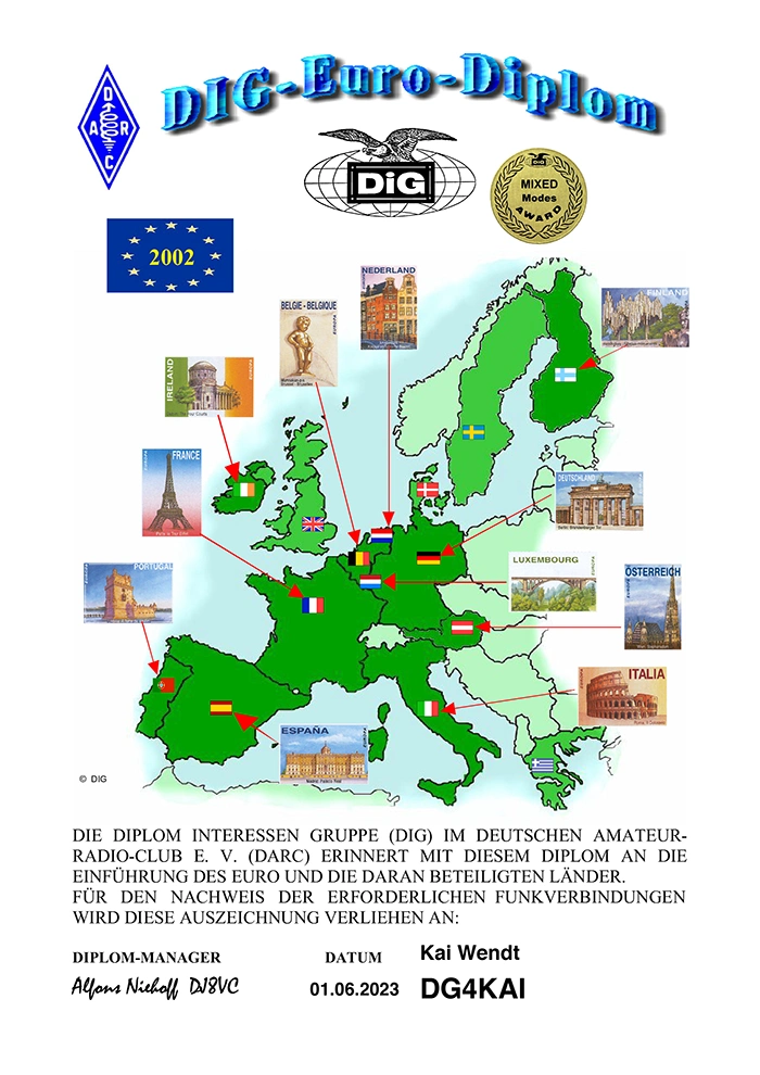 DIG Euro Diplom DG4KAI