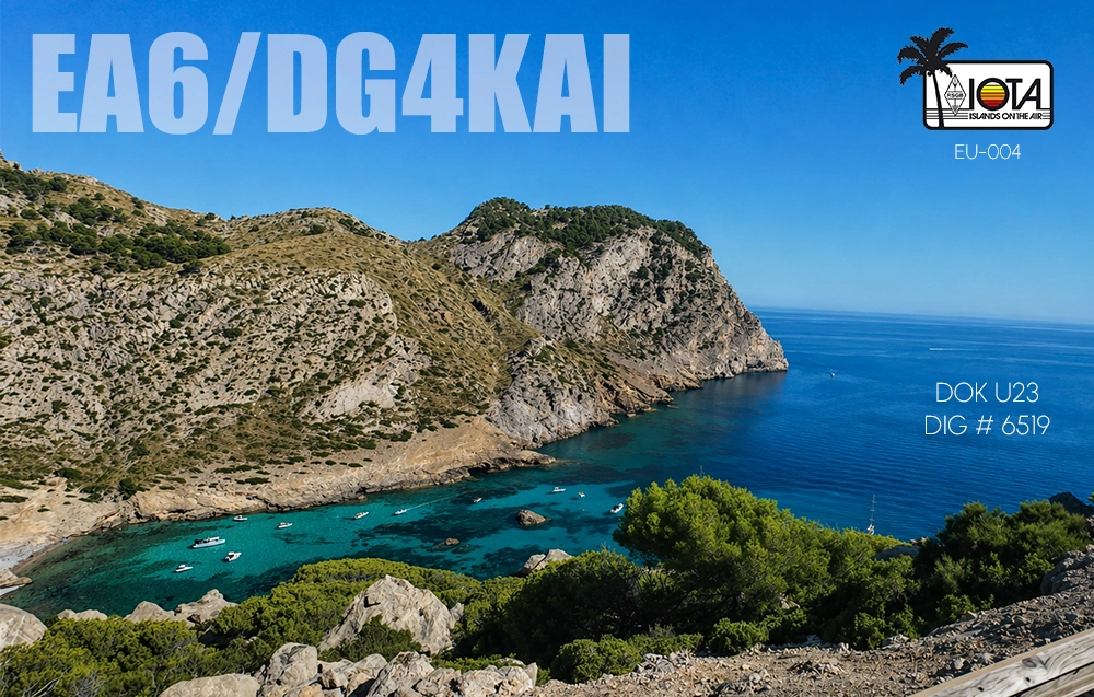 QSL Karte EA6/DG4KAI